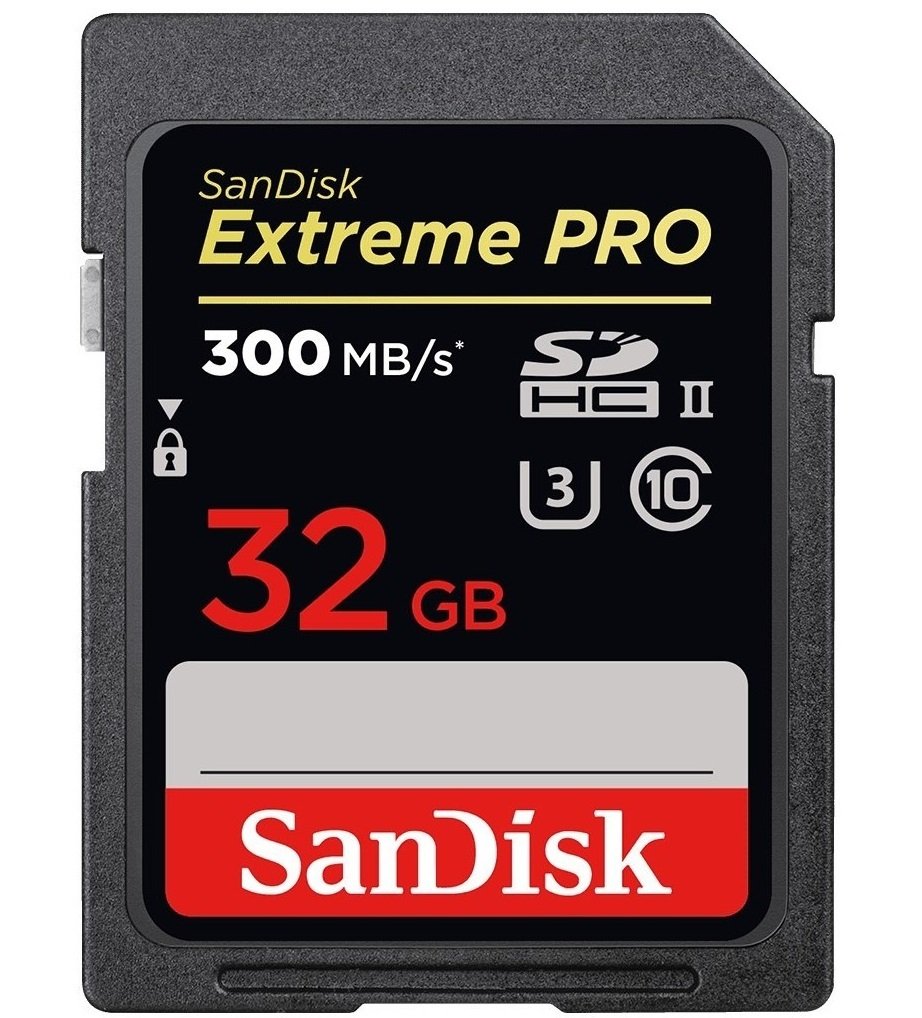 SANDISK SDHC 32GB (Class 10) UHS-II R300/W260MB/s 4K Extreme Pro (SDSDXPK-032G-GN4IN)
SANDISK SDHC 32GB (Class 10) UHS-II R300/W260MB/s 4K Extreme Pro (SDSDXPK-032G-GN4IN)