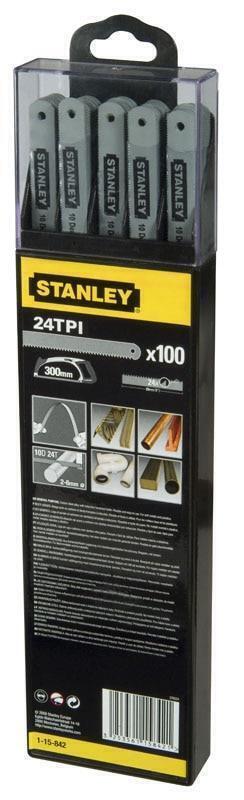 Stanley ножовочное по металлу, "Lion", для мягких мет., 300мм, 24tpi, 100шт. (1-15-842)
Stanley ножовочное по металлу, "Lion", для мягких мет., 300мм, 24tpi, 100шт. (1-15-842)