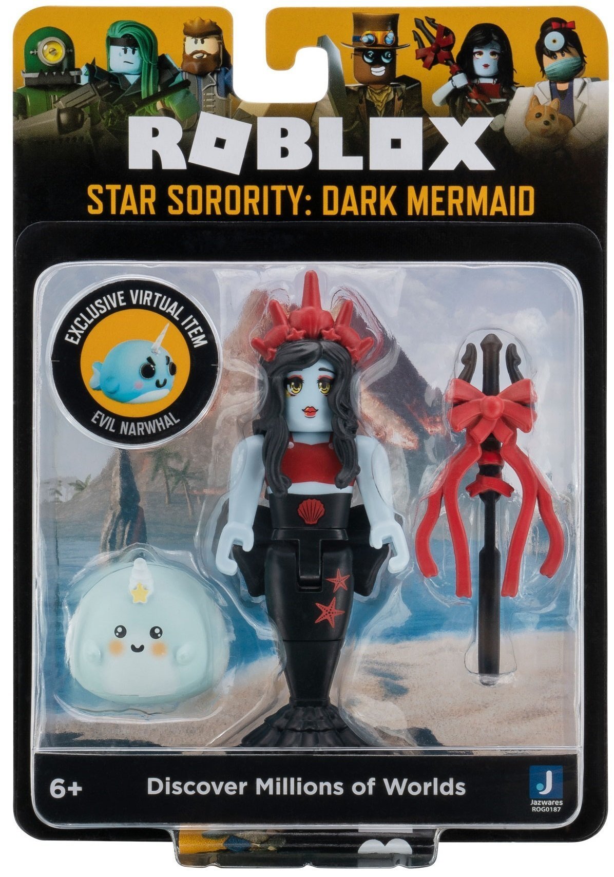 Jazwares Roblox Core Figures Star Sorority: Dark Mermaid W7 (ROG0187), Разноцветный
Jazwares Roblox Core Figures Star Sorority: Dark Mermaid W7 (ROG0187), Разноцветный
