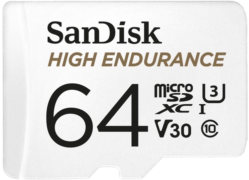 SANDISK microSDXC 64GB Class 10 UHS-I U3 V30 R100/W40MB/s High Endurance (SDSQQNR-064G-GN6IA)
SANDISK microSDXC 64GB Class 10 UHS-I U3 V30 R100/W40MB/s High Endurance (SDSQQNR-064G-GN6IA)