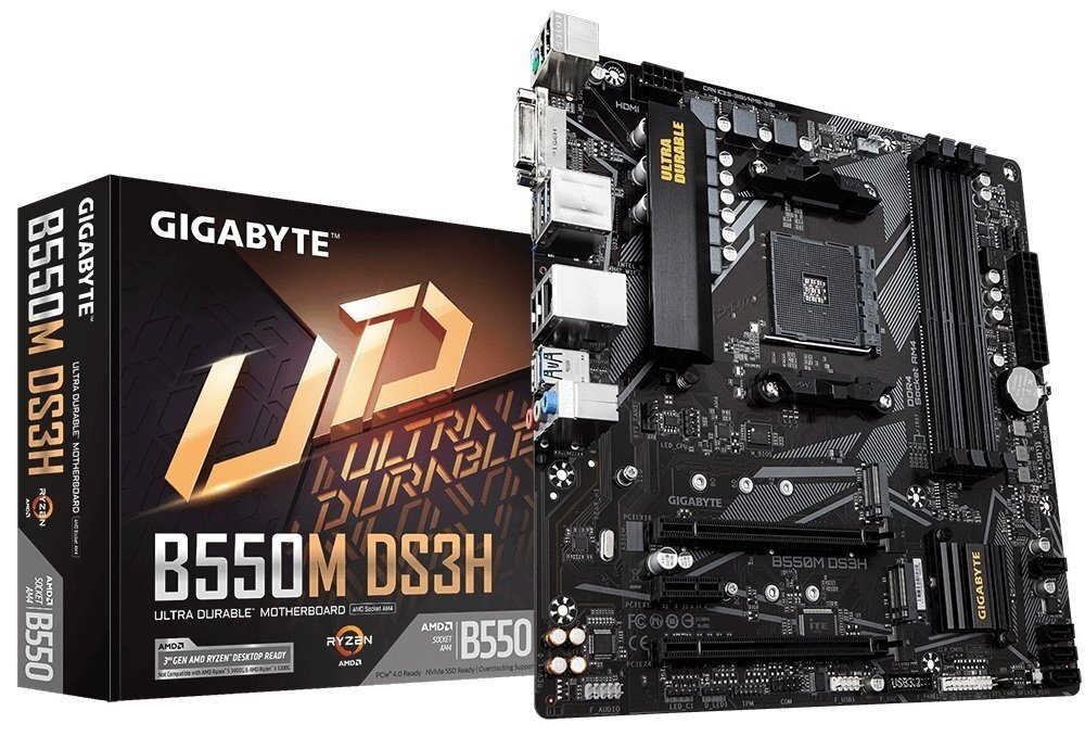GIGABYTE B550M DS3H
GIGABYTE B550M DS3H