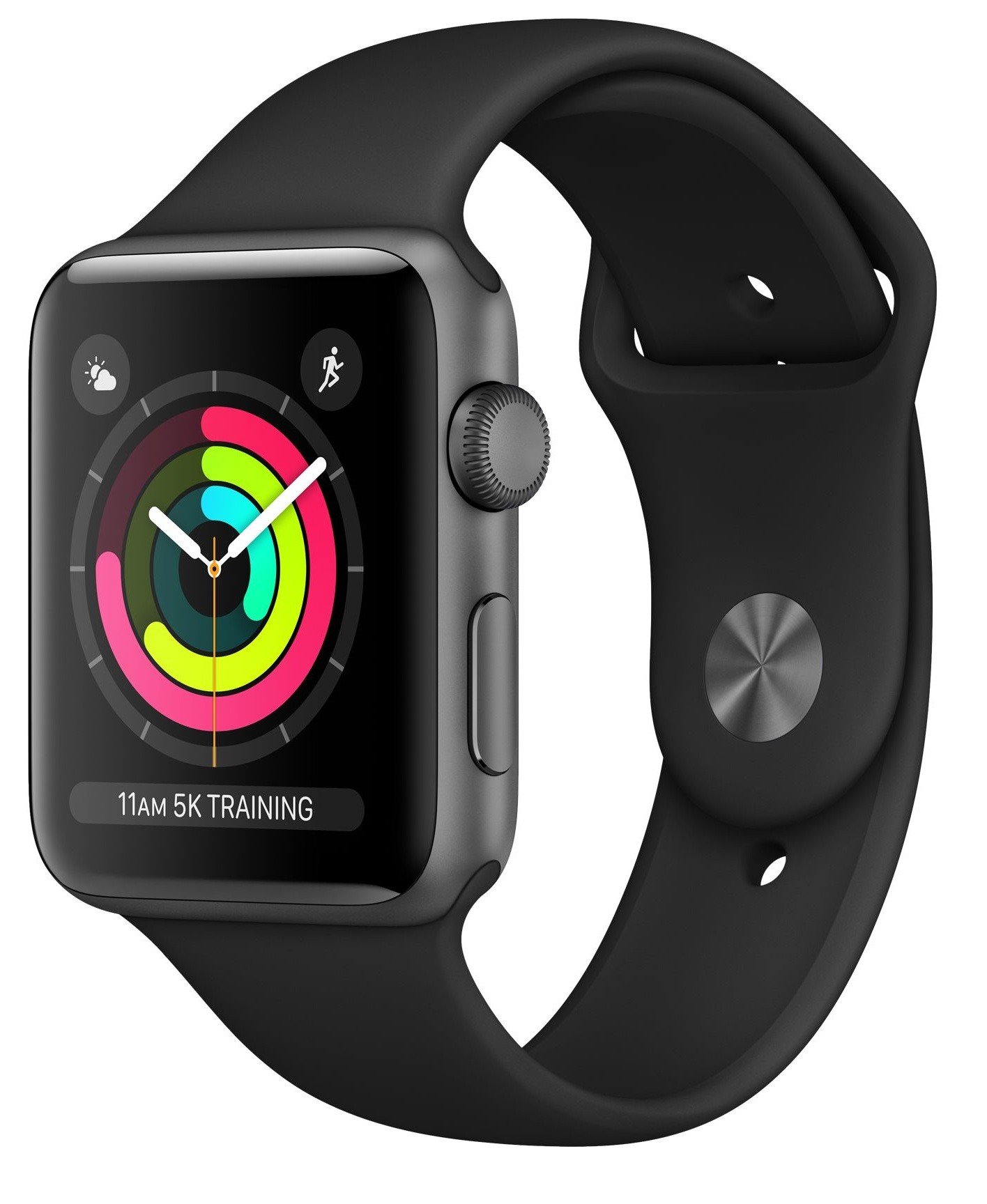 APPLE Watch Series 3 GPS 38mm Space Grey Aluminium Case with Black Sport Band (MTF02FS/A)
APPLE Watch Series 3 GPS 38mm Space Grey Aluminium Case with Black Sport Band (MTF02FS/A)