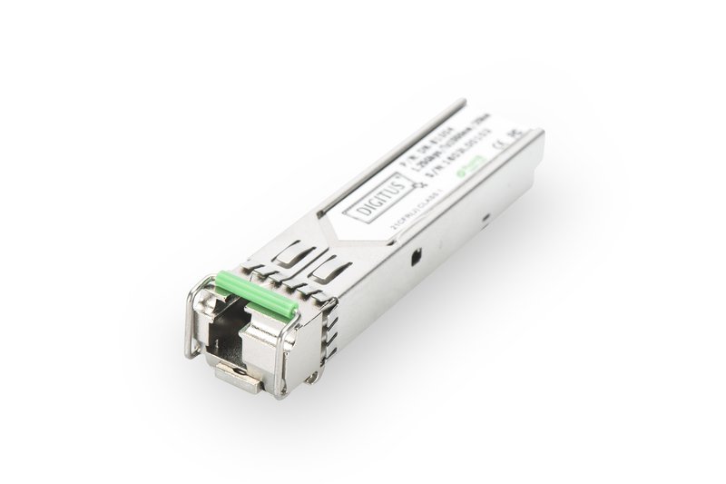 DIGITUS SFP 1.25 Gbps SM 20km LC Simplex 1000Base-LX Tx1550nm/ Rx1310nm HP-compatible (DN-81004-01)
DIGITUS SFP 1.25 Gbps SM 20km LC Simplex 1000Base-LX Tx1550nm/ Rx1310nm HP-compatible (DN-81004-01)