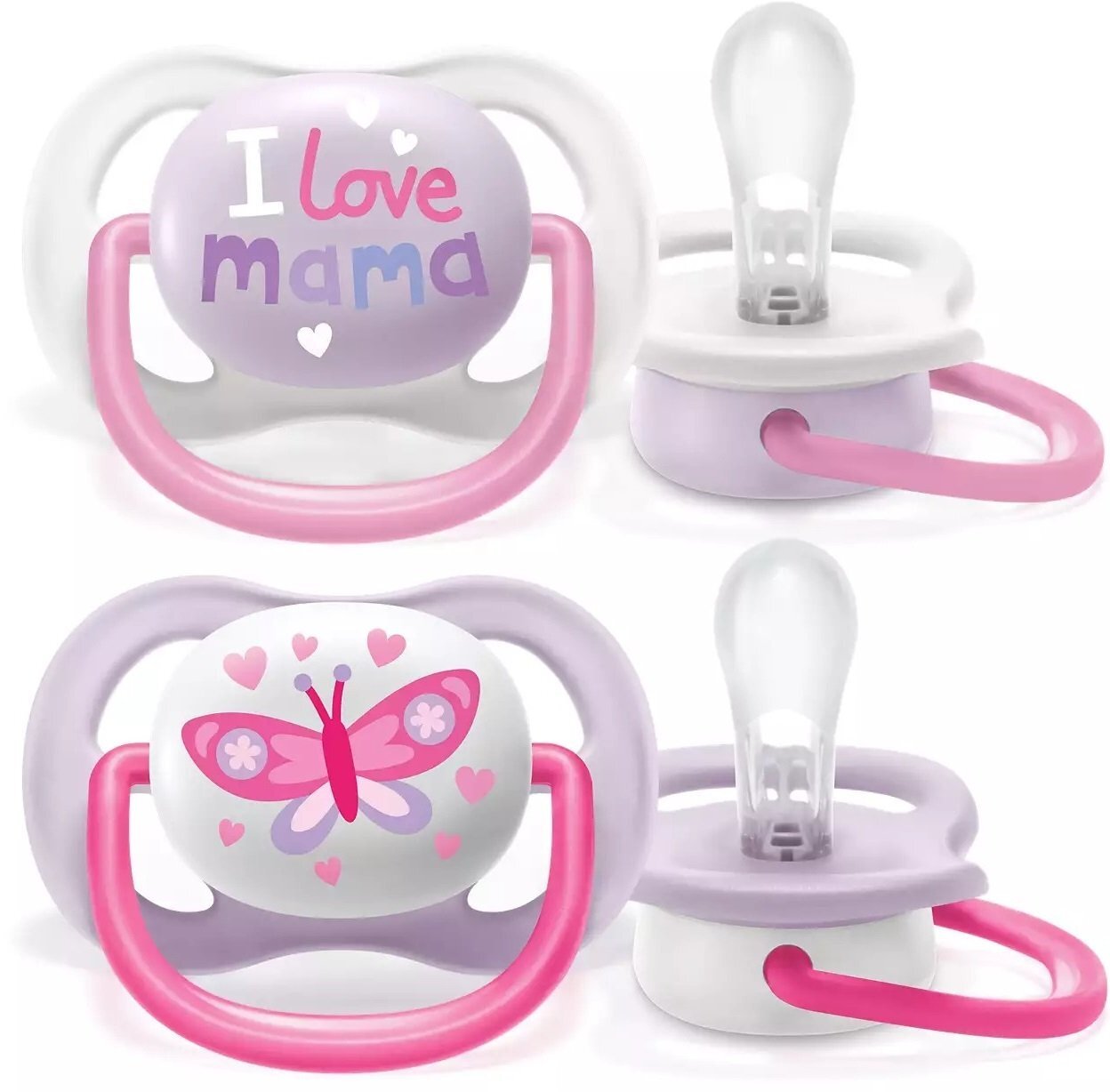 PHILIPS Avent ортодонтическая Ultra Air I love для девочек 0-6 мес 2шт (SCF080/02), Розовый
PHILIPS Avent ортодонтическая Ultra Air I love для девочек 0-6 мес 2шт (SCF080/02), Розовый