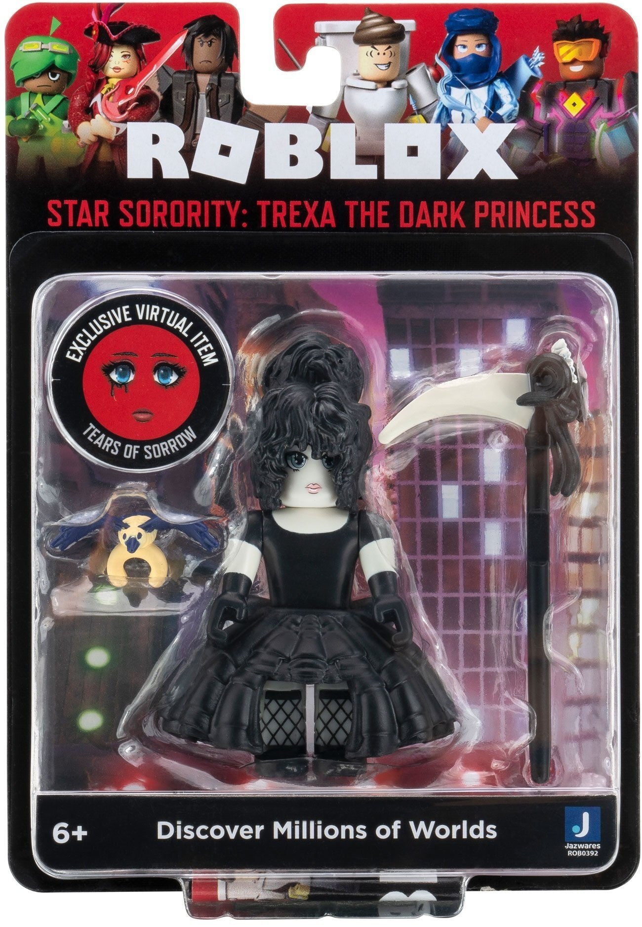Jazwares Roblox Core Figures Star Sorority: Trexa the Dark Princess W9 (ROB0392), Разноцветный
Jazwares Roblox Core Figures Star Sorority: Trexa the Dark Princess W9 (ROB0392), Разноцветный