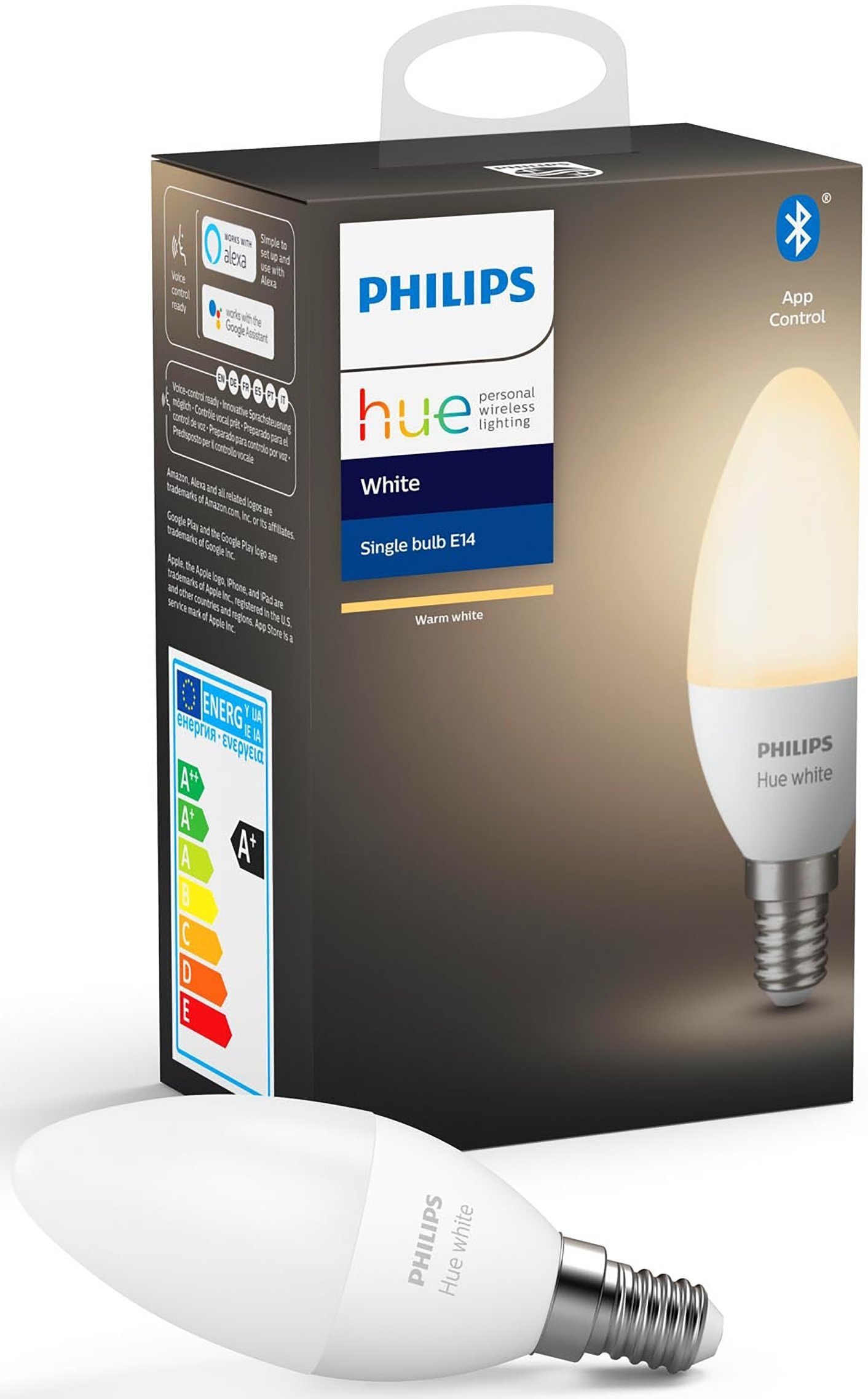 PHILIPS Hue E14, 5.5W(40Вт), 2700K, White, Bluetooth, диммируемая (929002039903), Белый
PHILIPS Hue E14, 5.5W(40Вт), 2700K, White, Bluetooth, диммируемая (929002039903), Белый