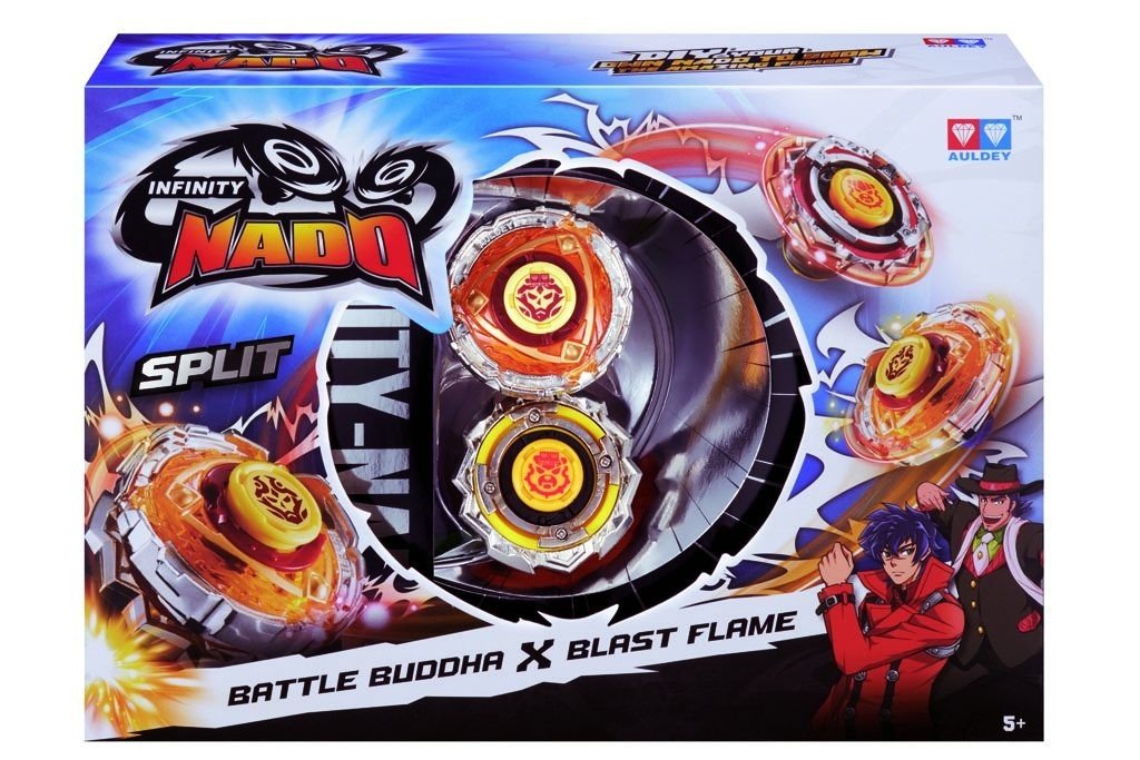 AULDEY Infinity Nado Сплит Battle Buddha и Blast Flame с устройством запуска (YW624601)
AULDEY Infinity Nado Сплит Battle Buddha и Blast Flame с устройством запуска (YW624601)