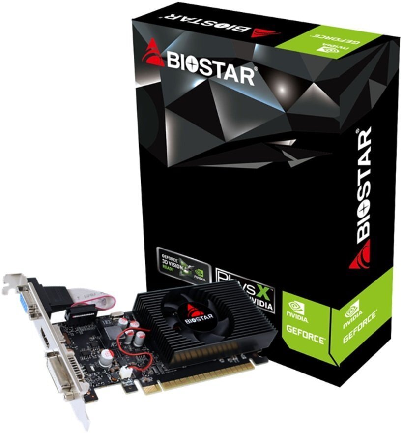 Biostar VN7313THX1, GT730, 2GB, GDDR3 (GT730-2GB_D3_LP), Чёрный
Biostar VN7313THX1, GT730, 2GB, GDDR3 (GT730-2GB_D3_LP), Чёрный