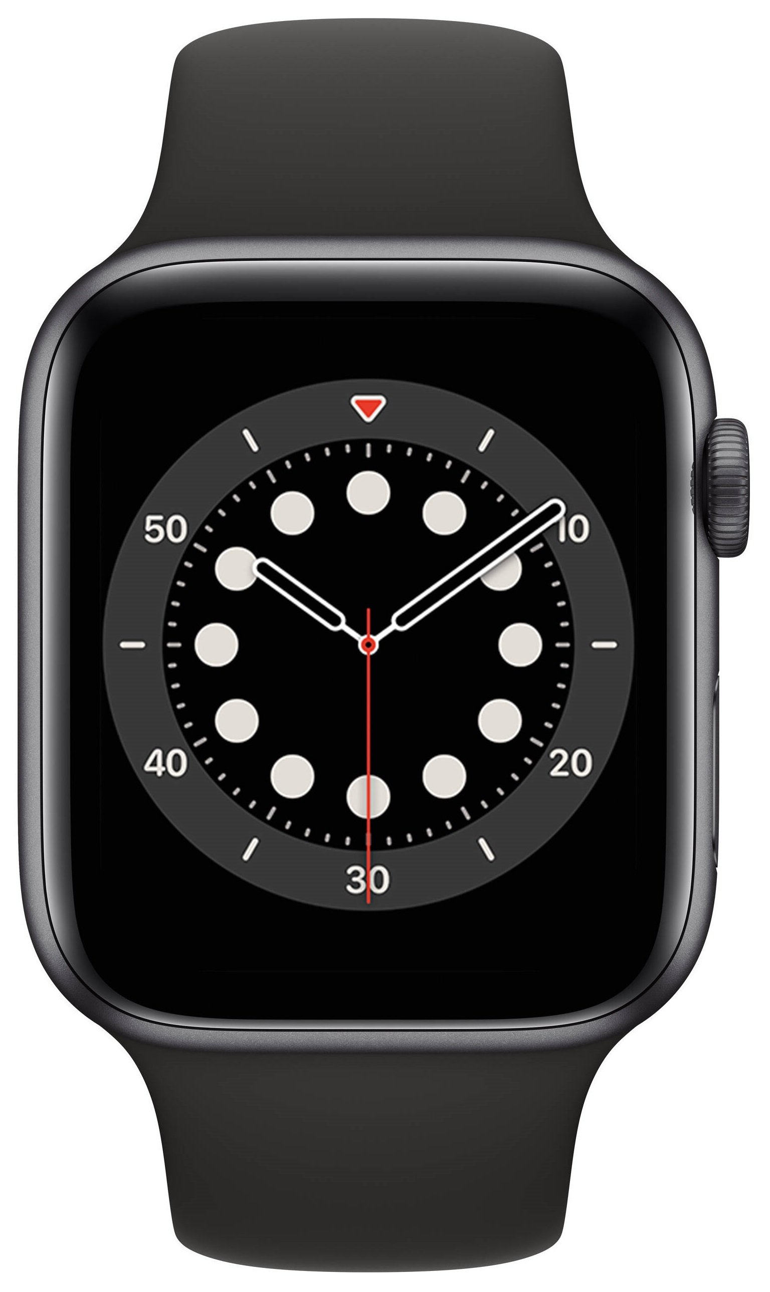 APPLE Watch Series 6 GPS 44mm Space Gray Aluminium Case with Black Sport Band Regular
APPLE Watch Series 6 GPS 44mm Space Gray Aluminium Case with Black Sport Band Regular