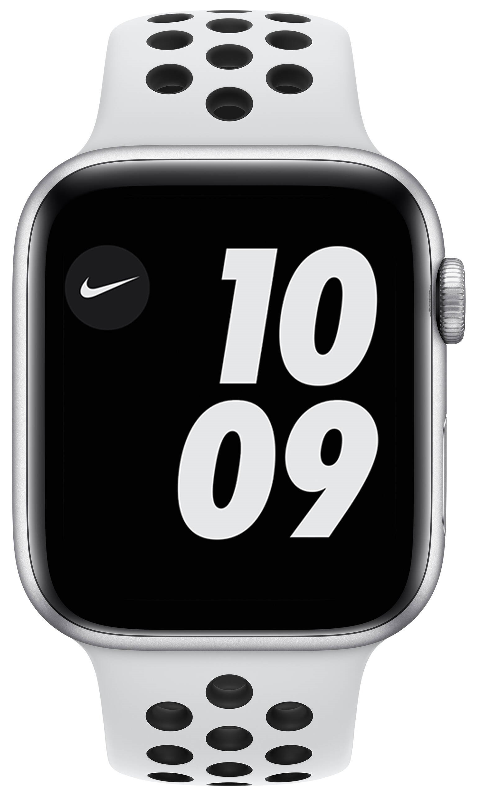 APPLE Watch Nike Series 6 GPS 44mm Silver Aluminium Case with Pure Platinum/Black Nike Sport Band Re
APPLE Watch Nike Series 6 GPS 44mm Silver Aluminium Case with Pure Platinum/Black Nike Sport Band Re