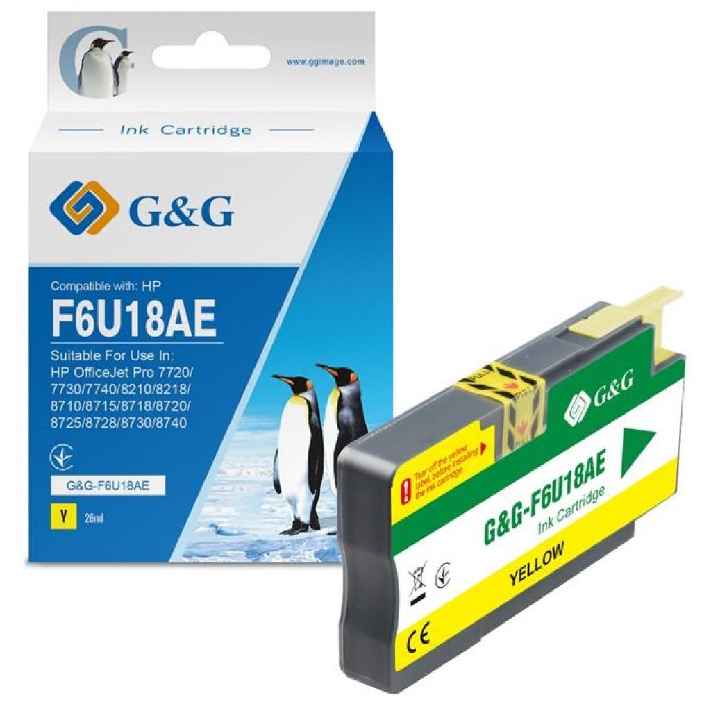 G&G для HP No.953XL Officejet Pro 8210/8710/8720/8725/8730 Yellow (1600 стор) (G&G-F6U18AE)
G&G для HP No.953XL Officejet Pro 8210/8710/8720/8725/8730 Yellow (1600 стор) (G&G-F6U18AE)