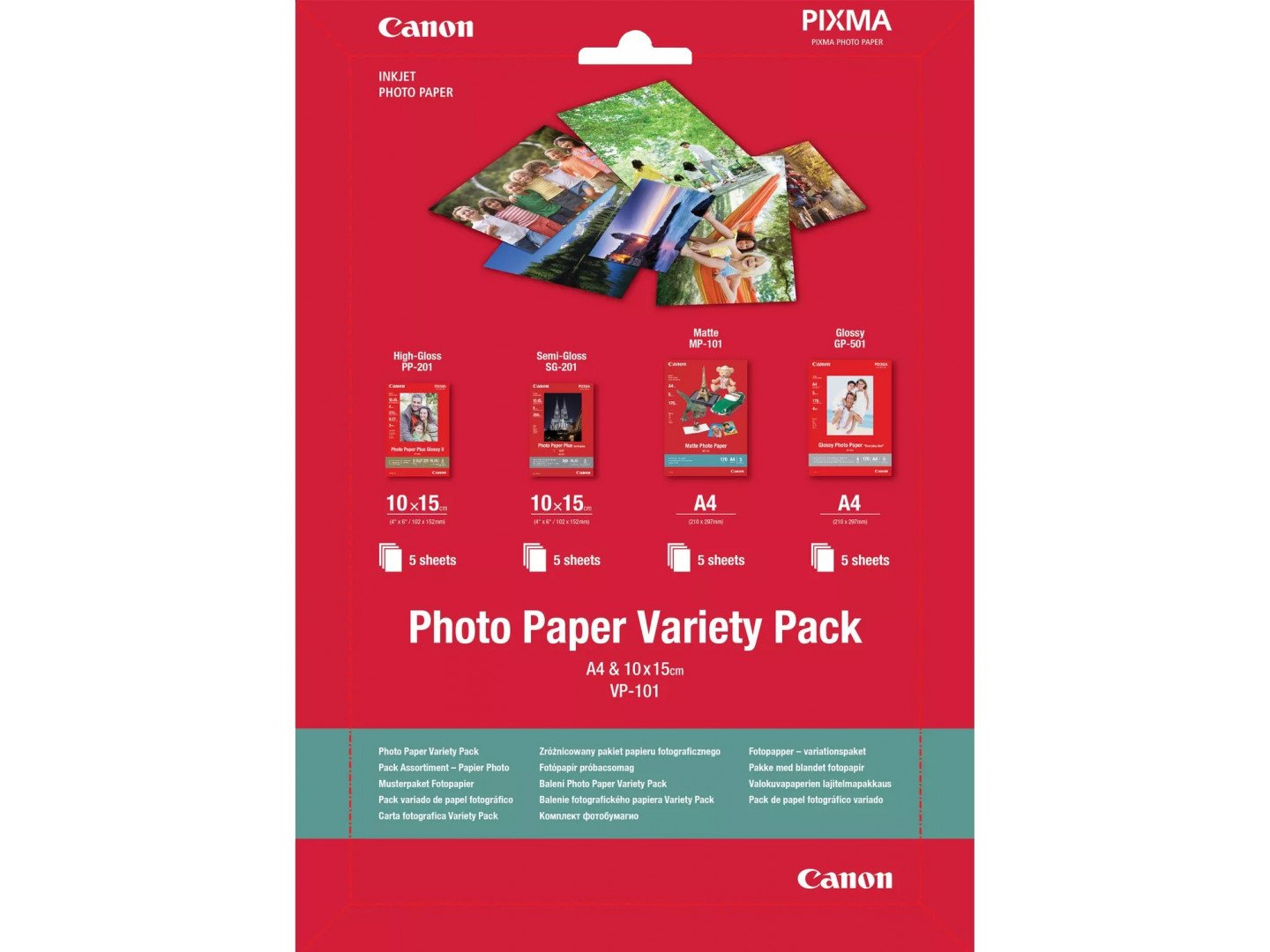 

CANON VARIETY PACK S+A4 (0775B079)