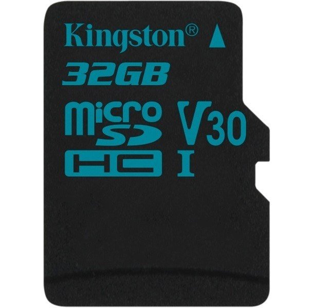 

KINGSTON microSDHC 32GB (Class 10) UHS-I U3 R90/W45MB/s Canvas Go (SDCG2/32GBSP)