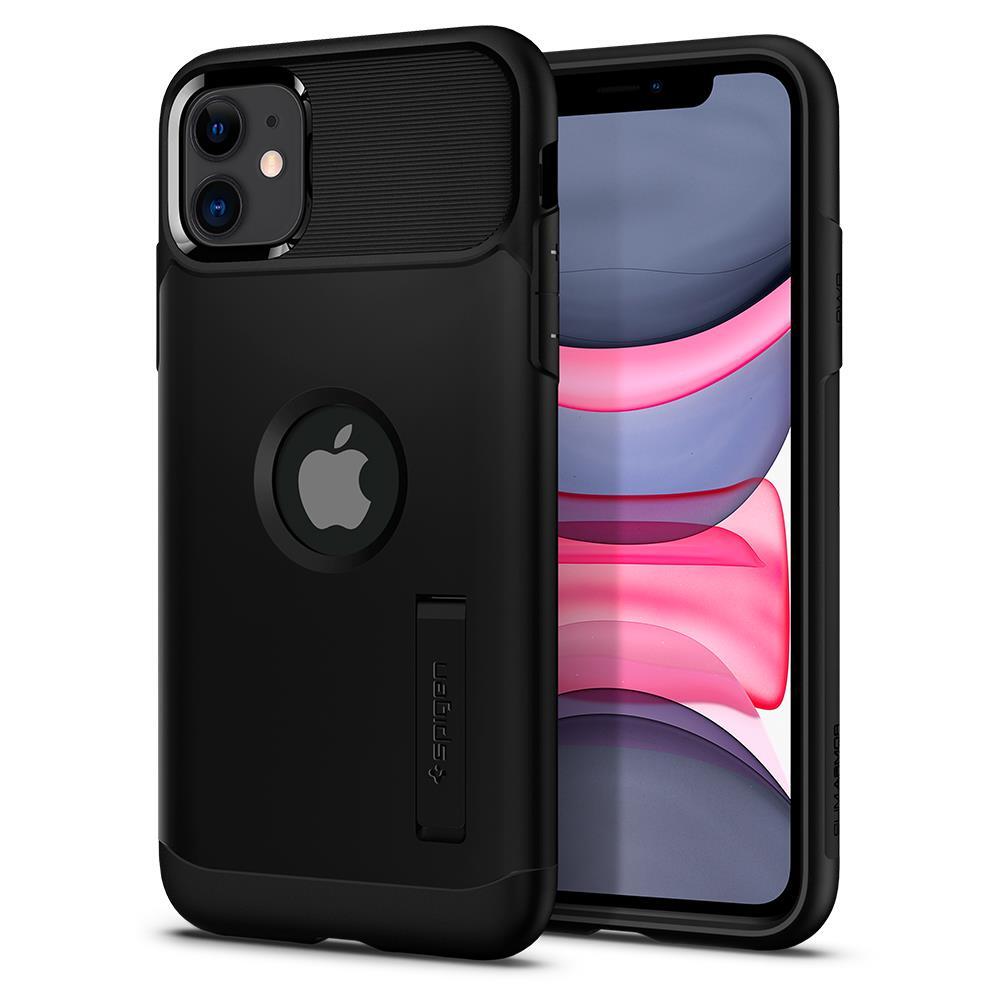 

Spigen для iPhone 11 Slim Armor Black (076CS27076), Чёрный