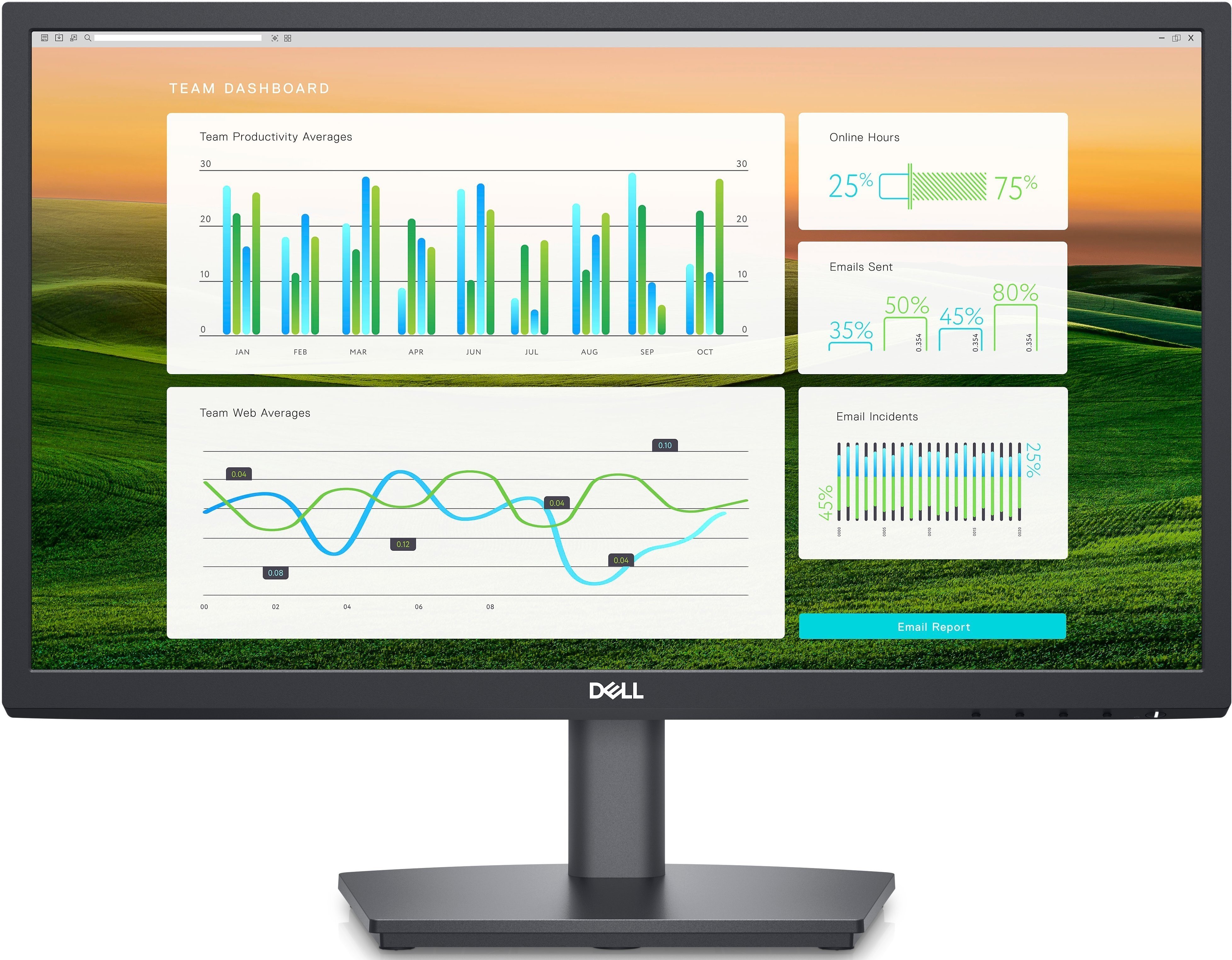 

DELL E2222HS (210-AZKV), Чёрный