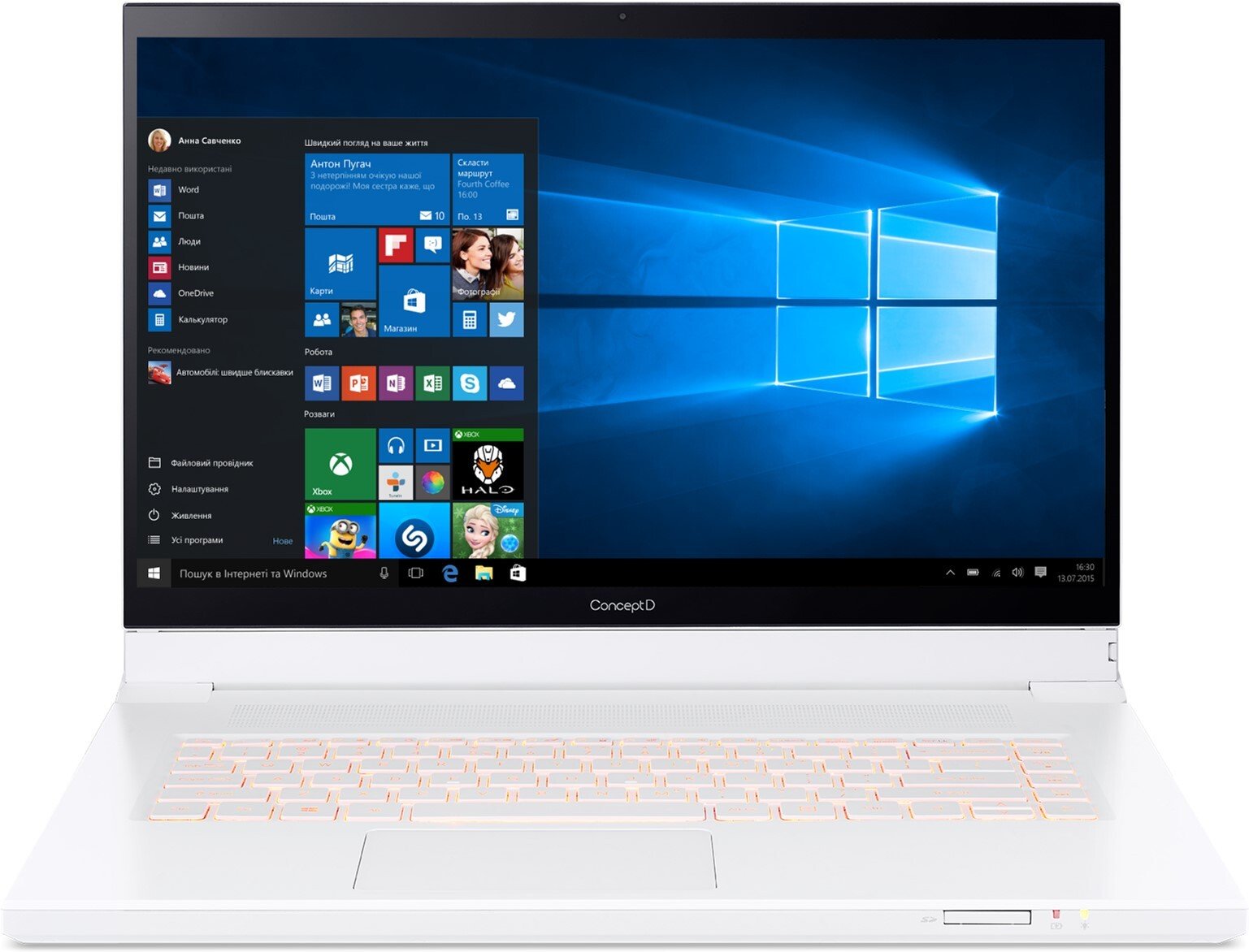 

ACER ConceptD 7 Ezel (NX.C5BEU.004), Чёрный