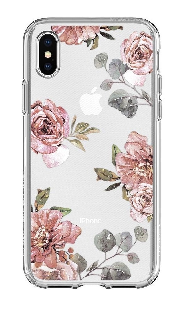 

Spigen iPhone X Liquid Crystal Aquarelle Primrose (057CS22785), Прозрачный