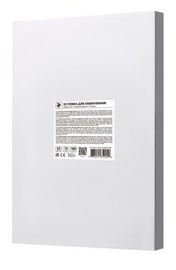 

2E A3 матовое покрытие, 75 мкм, 100шт (2E-FILM-A3-075M)