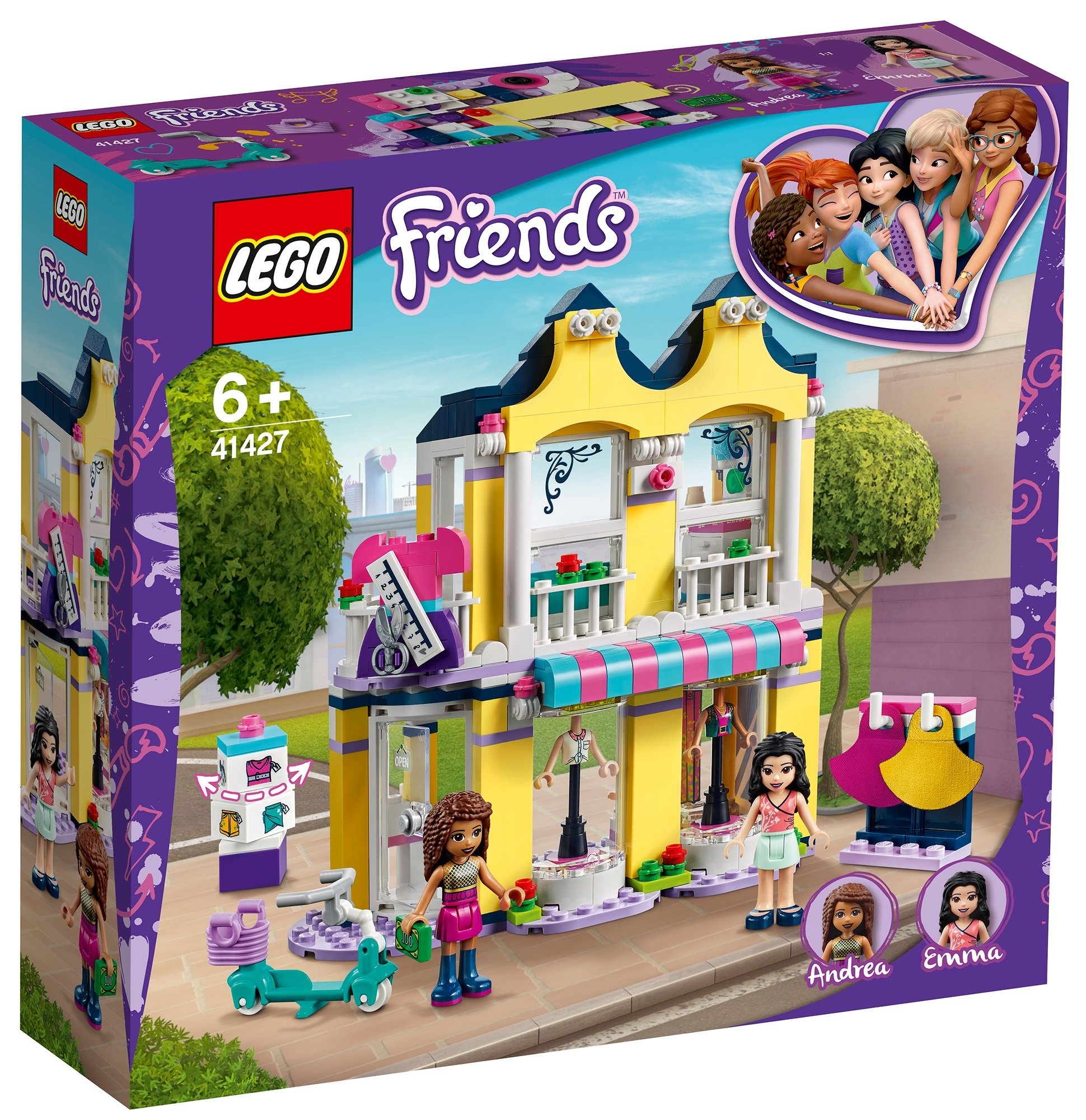 

LEGO Friends Бутик Эммы (41427), С рисунком