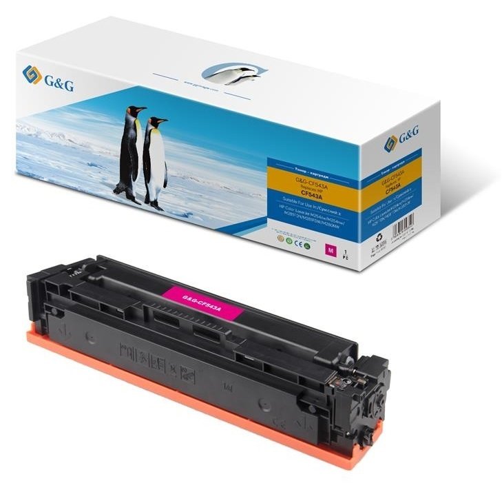 

G&G для HP CLJ M280/M281/M254 1300 стр Magenta (G&G-CF543A)