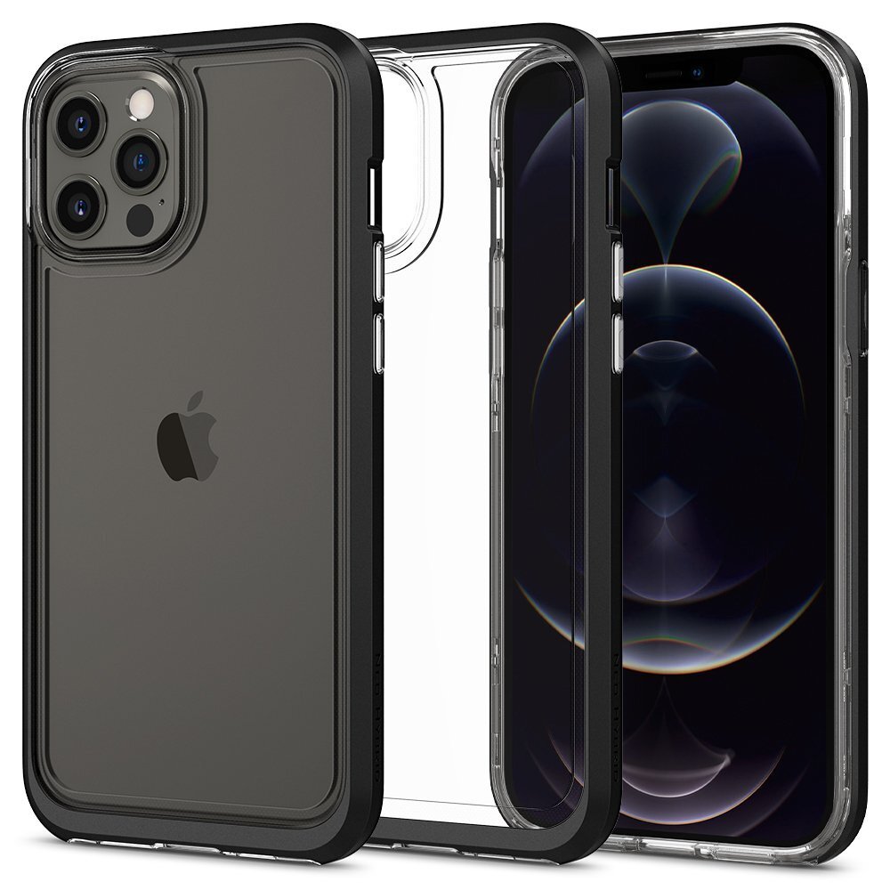 

Spigen для iPhone 12 Pro Max Neo Hybrid Crystal Black (ACS01622), Чёрный