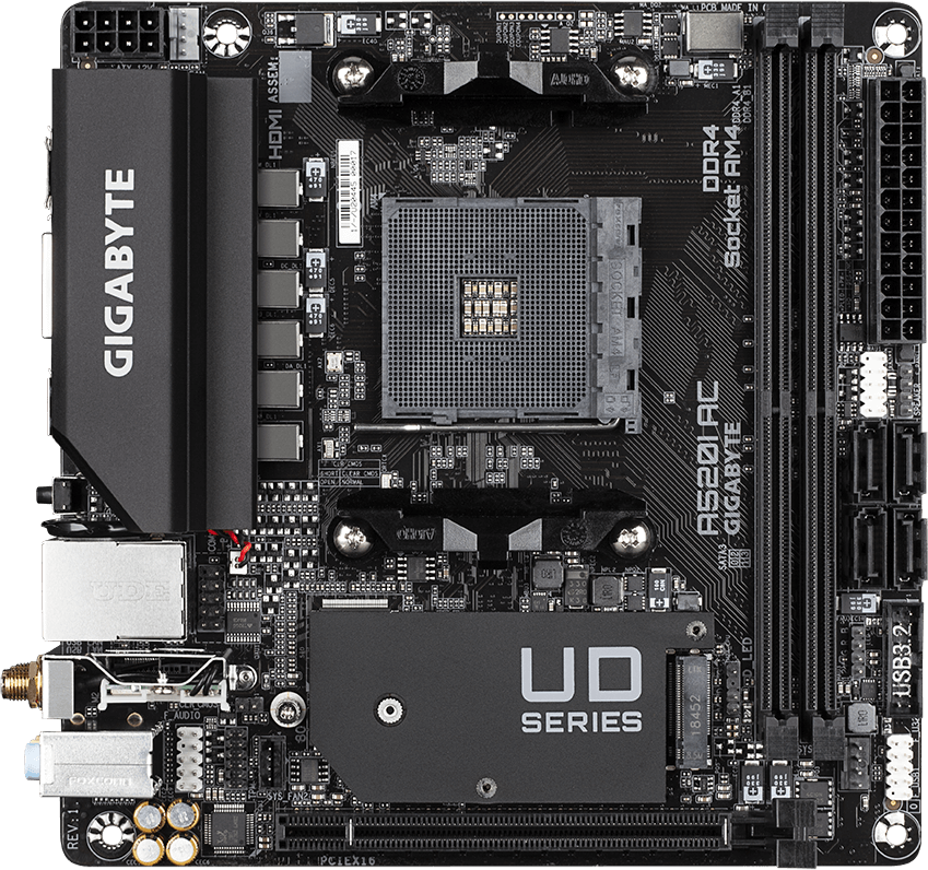 

GIGABYTE A520I AC sAM4