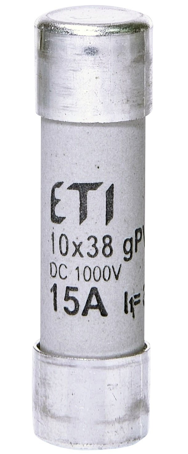

ETI CH 10x38 gPV 15A 1000V (30kA) (2625080)