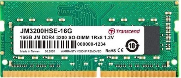 

TRANSCEND DDR4-3200 16GB SO-DIMM (JM3200HSE-16G) (JM3200HSE-16G)