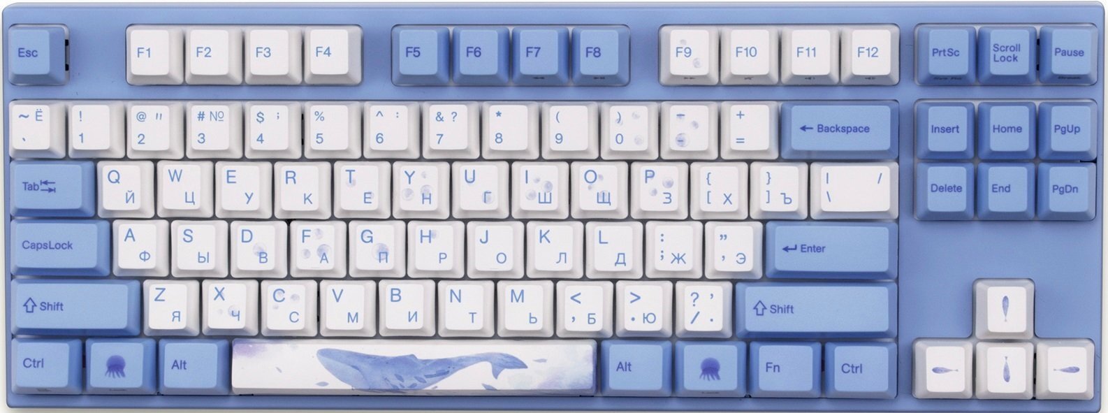 

Varmilo MA87M Sea Melody, EC Daisy V2 (MA87MCU2W/WBPE7HR), Голубой