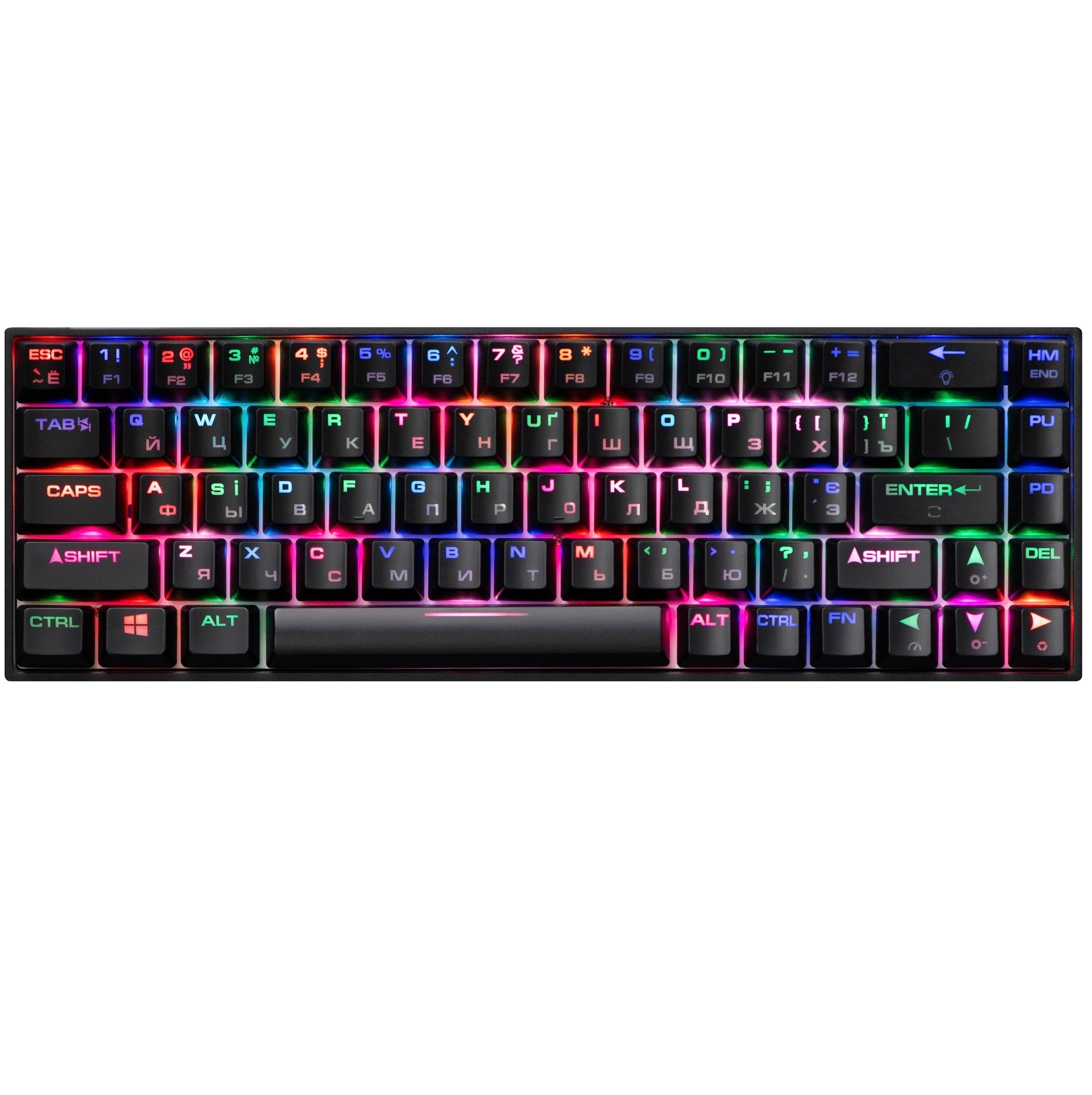 

2E Gaming KG370 RGB Gateron Brown Switch Black (2E-KG370UBK-BR), Чёрный