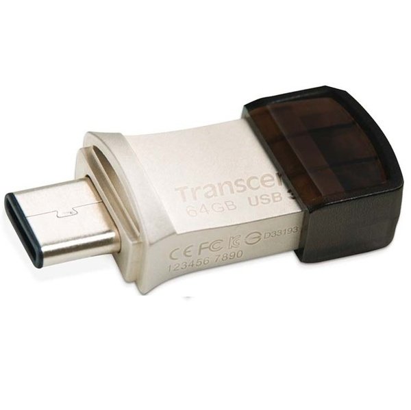 

TRANSCEND JetFlash 890 64GB, Type-C, USB 3.1/3.0 Silver