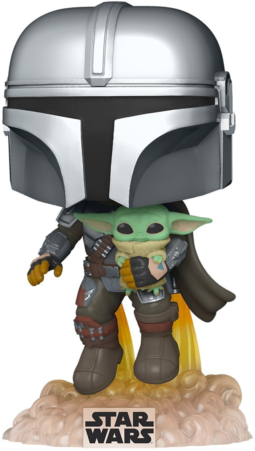 

Funko POP! Bobble Star Wars Mandalorian Mando Flying w/Jet (FUN2549817), Разноцветный