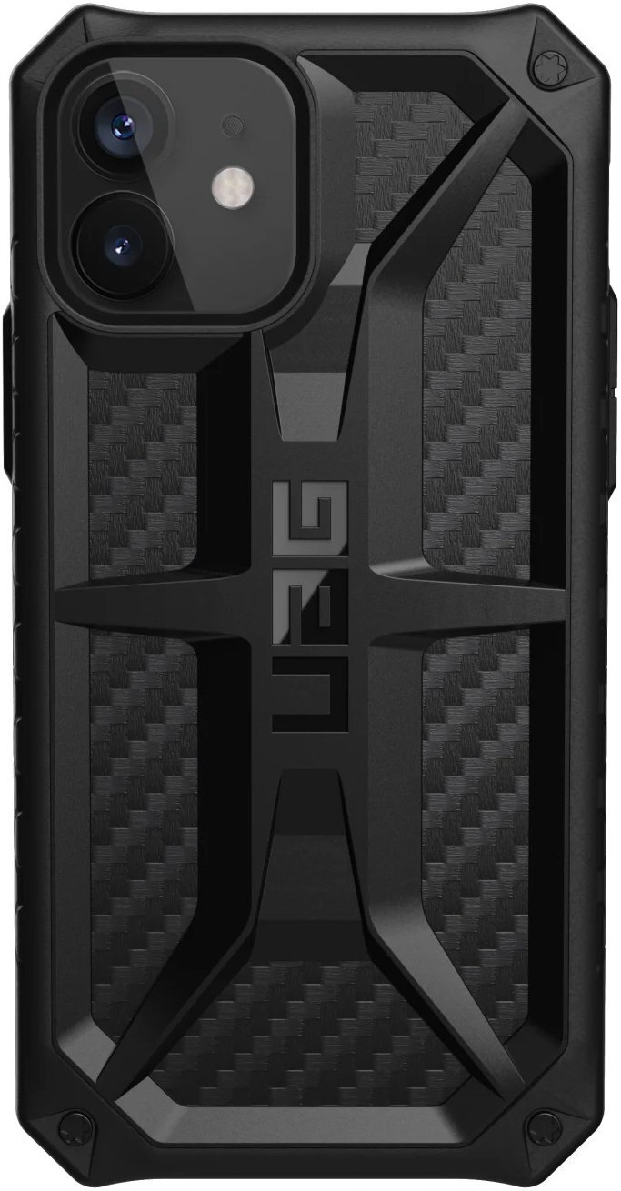

UAG для iPhone 12/12 Pro Monarch Carbon Fiber (112351114242), Чёрный