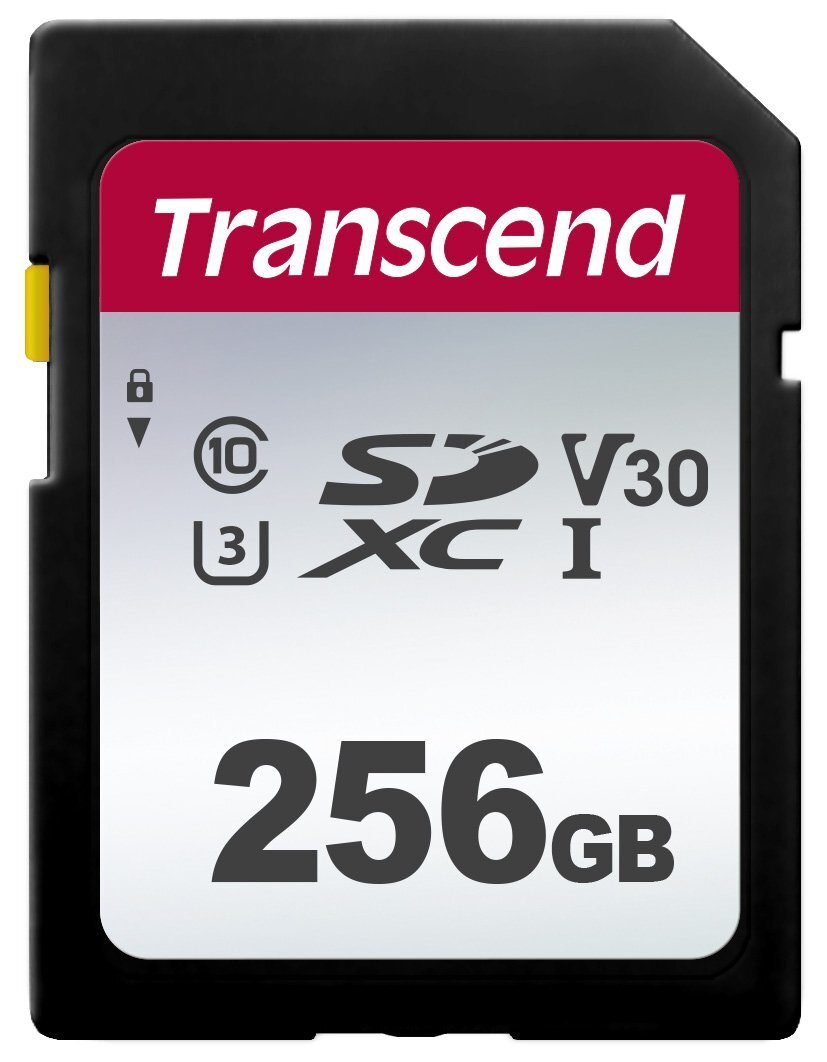 

TRANSCEND SDXC 256GB Class 10 UHS-I U3 V30 R95/W45 MB/s (TS256GSDC300S