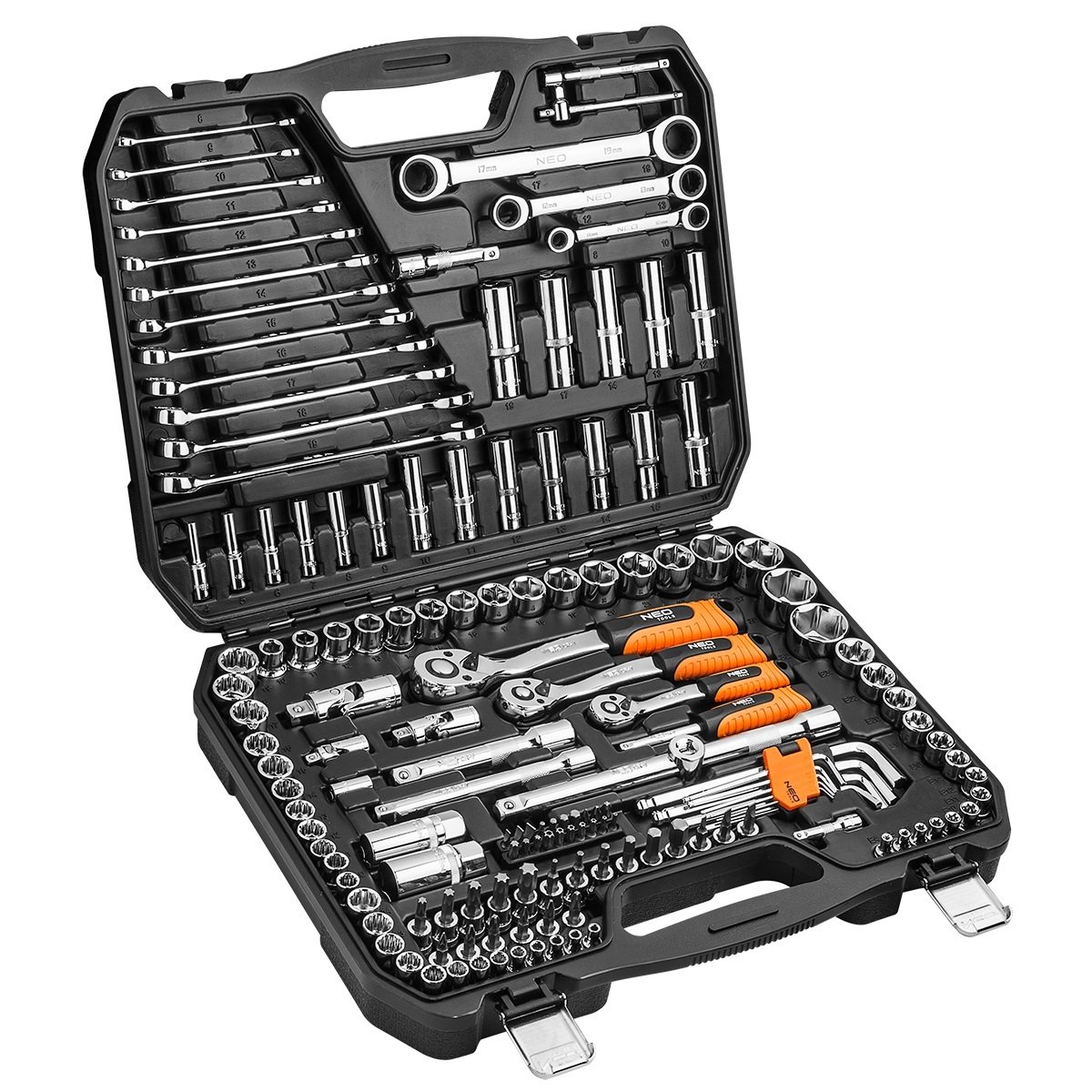 

Neo Tools 150 шт., 1, 4, 3, 1/2" CrV (08-668)