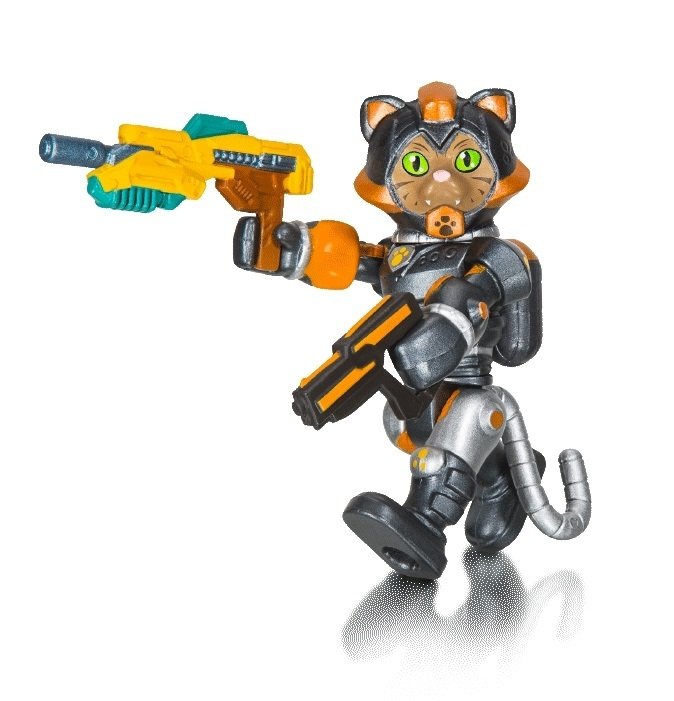 

Jazwares Roblox Core Figures Cats...IN SPACE: Sergeant Tabbs W5 (ROG0163), Серебристый