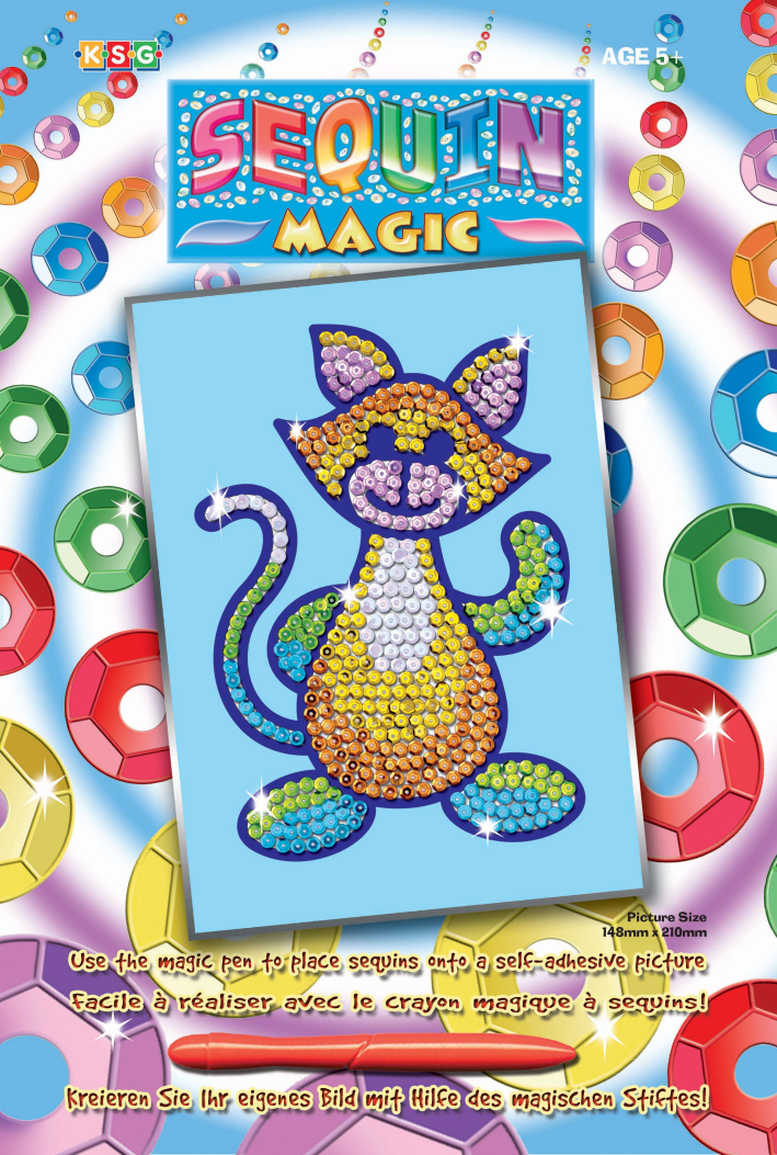 

Sequin Art SEQUIN MAGIC Cat (SA0718)