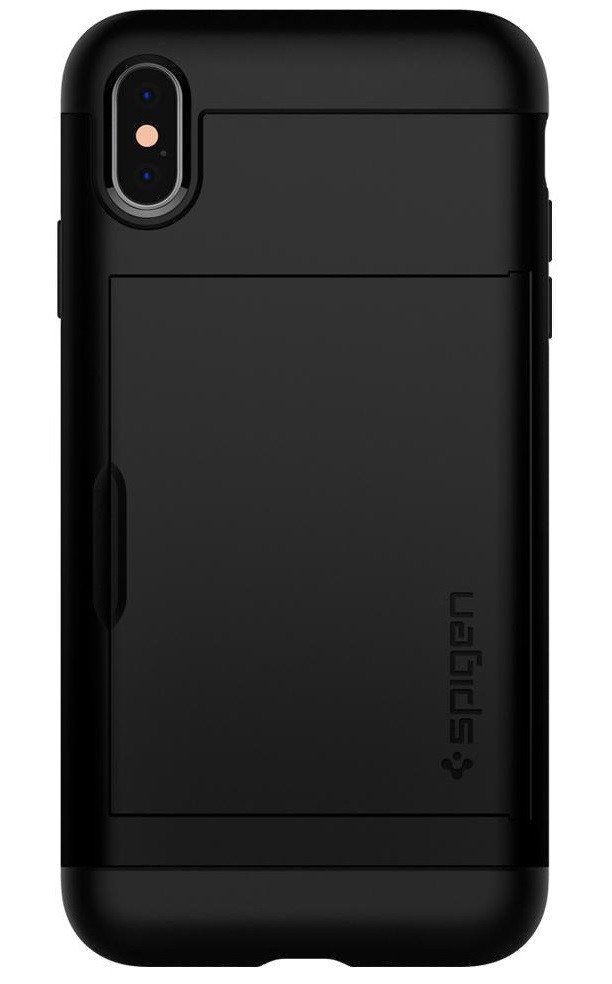 

Spigen для iPhone XS Max Slim Armor CS Black (065CS24842), Чёрный