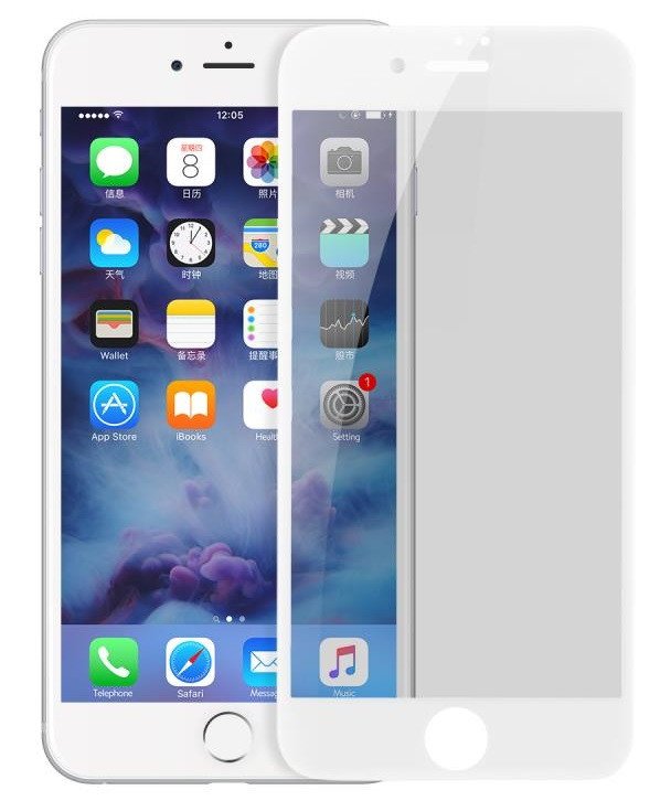 

Baseus для iPhone 7/8 Plus 0.23mm Full Cover Privacy White (SGAPIPH8P-TG02)