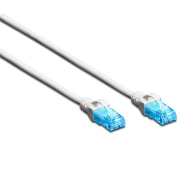 

DIGITUS CAT 5e UTP, 3м, AWG 26/7, PVC, белый (DK-1511-030/WH)