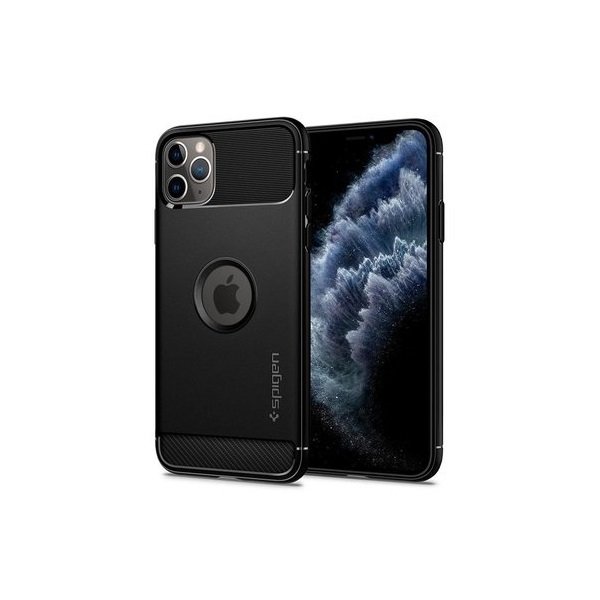 

Spigen для iPhone 11 Pro Rugged Armor Matte Black (077CS27231), Чёрный