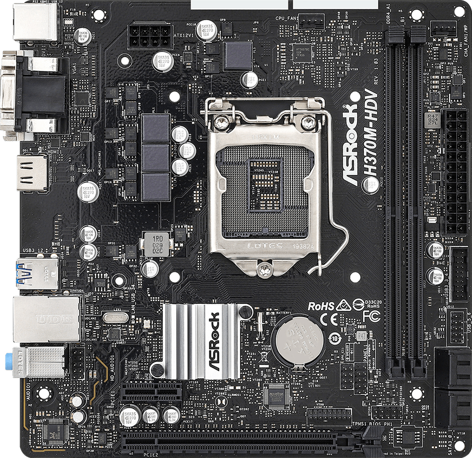 

AsRock H370M-HDV