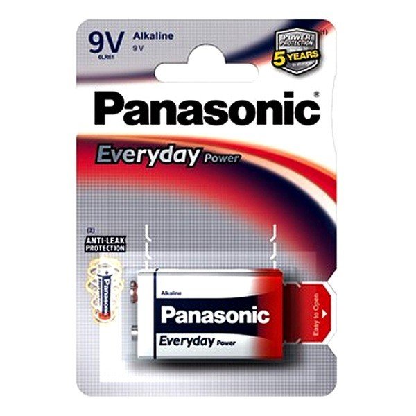 

PANASONIC EVERYDAY POWER 6LF22 BLI 1 ALKALINE (6LF22REE/1BR)