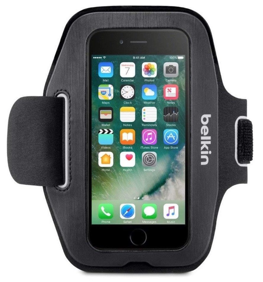 

BELKIN iPhone 6/7/8, Slim-Fit Armband, black (F8W781BTC00