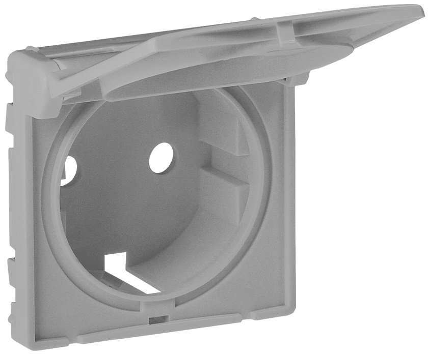 

LEGRAND Valena IN*MATIC LIFE с крышкой силовой розетки Schuko, алюминий (754842)