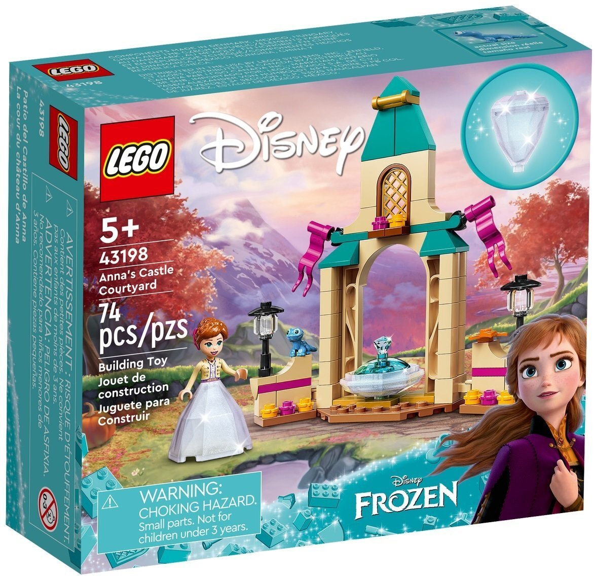 

LEGO Disney Двор замка Анны (43198), Разноцветный