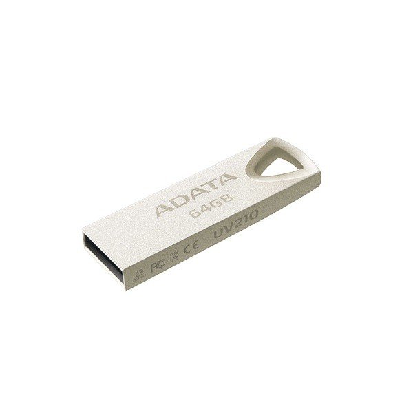 

A-DATA 64GB USB 2.0 UV210 Metal Silver (AUV210-64G-RGD)