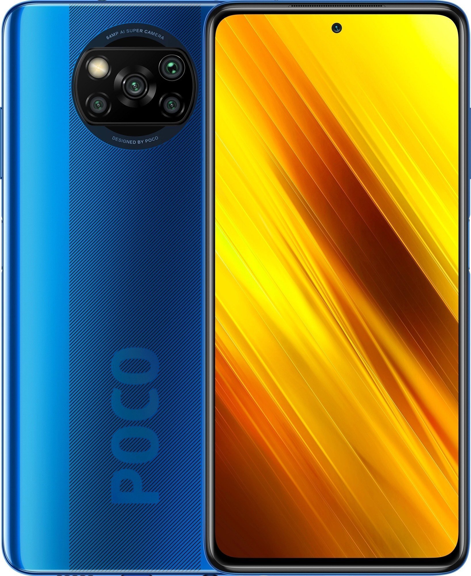 

Poco X3 6/128Gb Cobalt Blue (M2007J20CG), Голубой