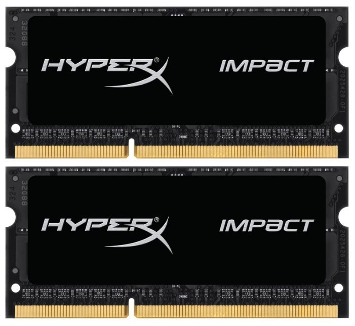 

HyperX SO-DIMM DDR3-1866 2x8GB Impact (HX318LS11IBK2/16)