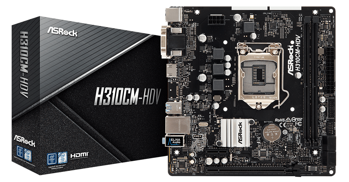 

AsRock H310CM-HDV